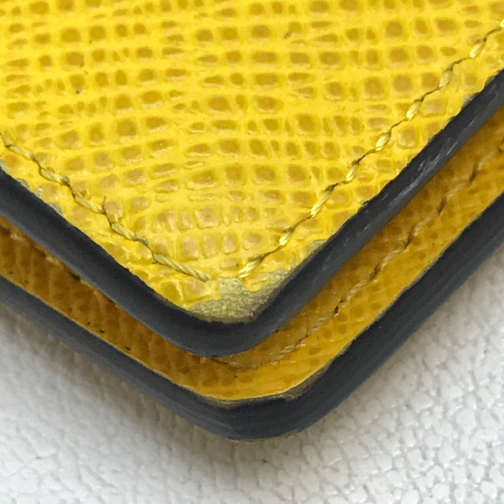 LOUIS VUITTON Long Wallet Purse M42087 Taiga Leather yellow Taiga Portefeuille Blaza mens