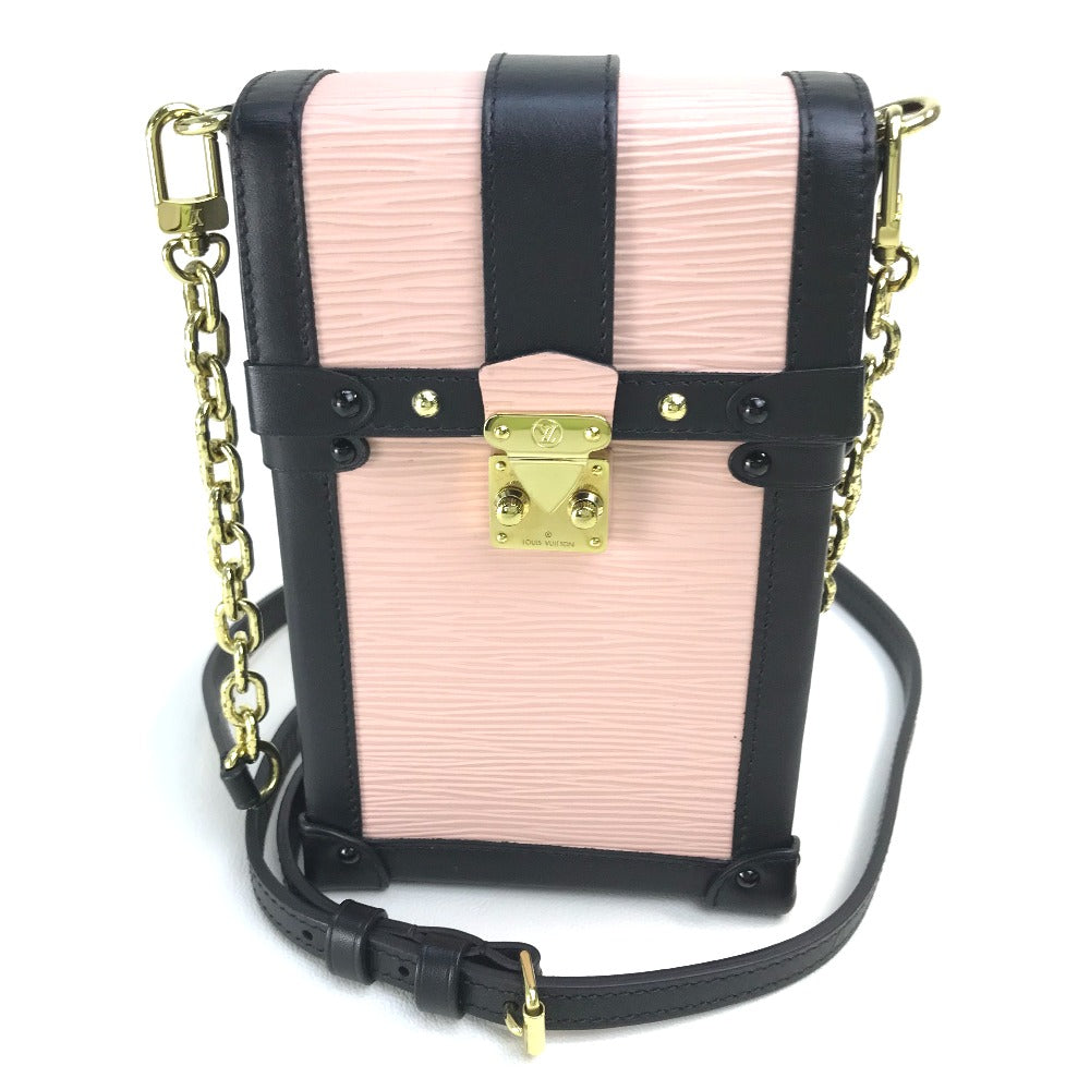 LOUIS VUITTON Shoulder Bag M67872 Epi Leather pink Epi Vertical Pochette Trunk Women