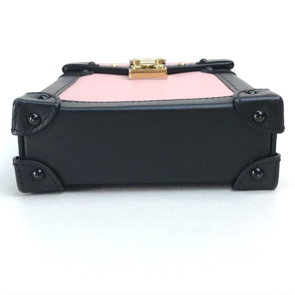 LOUIS VUITTON Shoulder Bag M67872 Epi Leather pink Epi Vertical Pochette Trunk Women