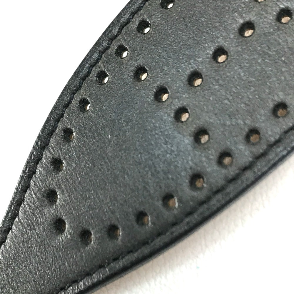 HERMES bracelet leather Black / brown Accessories Evelyn unisex(Unisex)