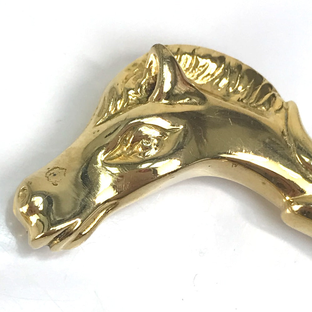 HERMES Bangle Gold Plated gold Accessories Shuval horse horse Women