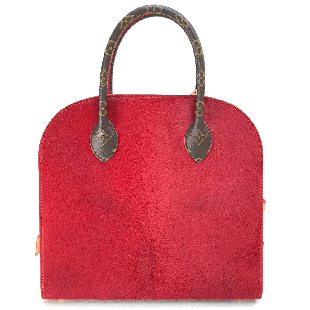 LOUIS VUITTON Handbag M41234 PVC, Monogram canvas Brown Monogram Studs iconoclast christian louboutin collaboration