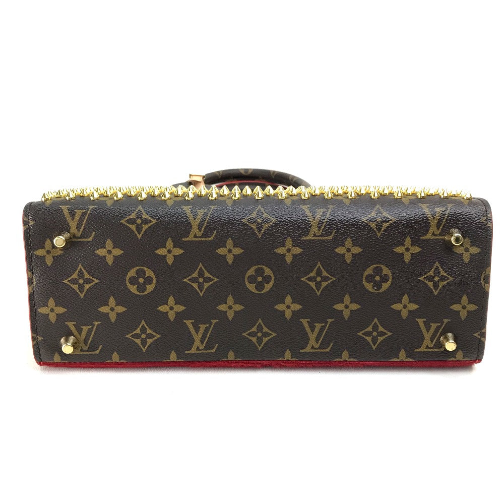 LOUIS VUITTON Handbag M41234 PVC, Monogram canvas Brown Monogram Studs iconoclast christian louboutin collaboration