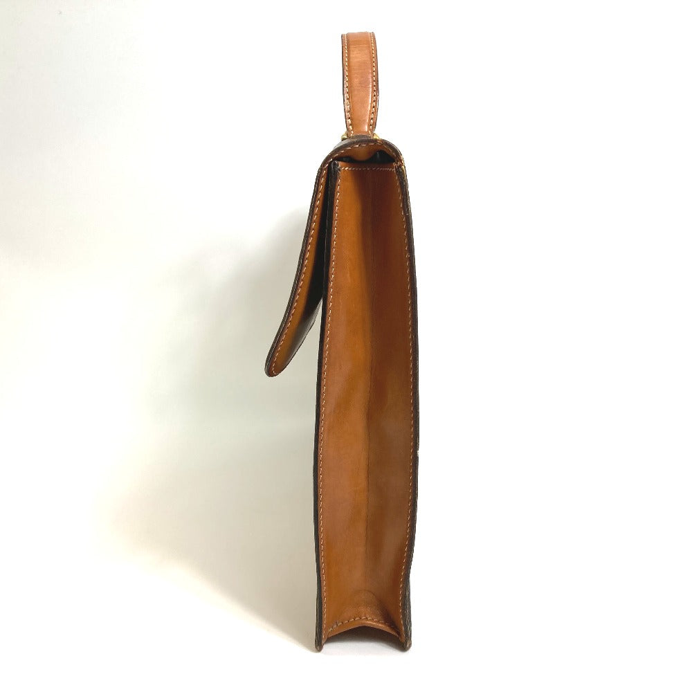 CELINE Business bag PVC / Leather Brown Macadam vintage unisex(Unisex)