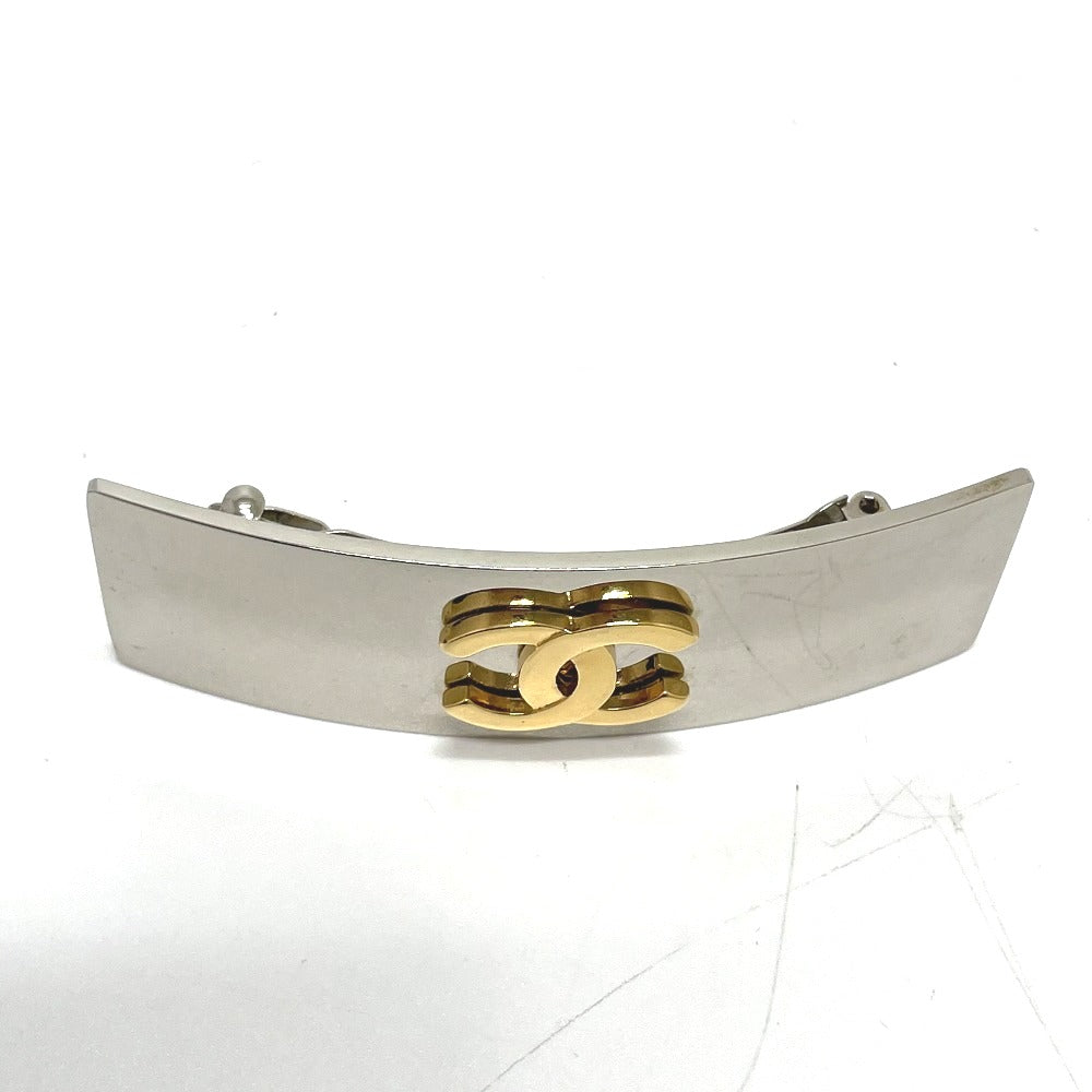 CHANEL Valletta metal Silver / Gold CC COCO Mark Hair accessories Women