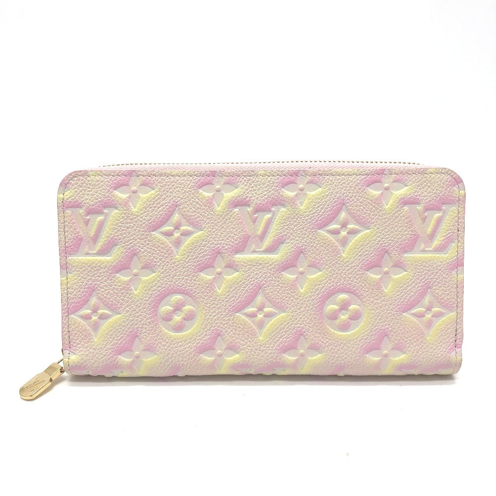 LOUIS VUITTON Long Wallet Purse M81299 Monogram Ann Platt Leather pink Monogram Ann Platt Wallet Women