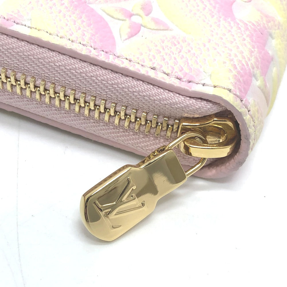 LOUIS VUITTON Long Wallet Purse M81299 Monogram Ann Platt Leather pink Monogram Ann Platt Wallet Women