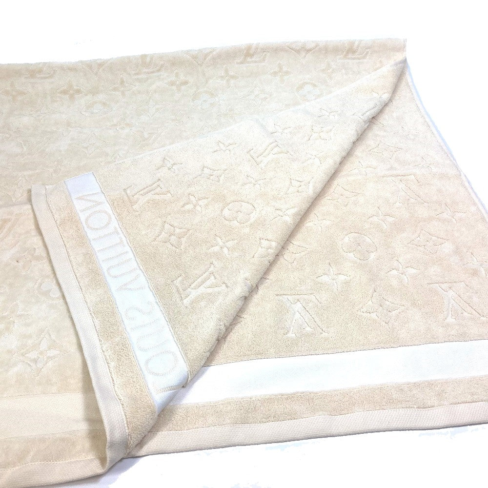 LOUIS VUITTON towel M77516 cotton Beige type Monogram Dora Du Bain LV Vacation unisex(Unisex)