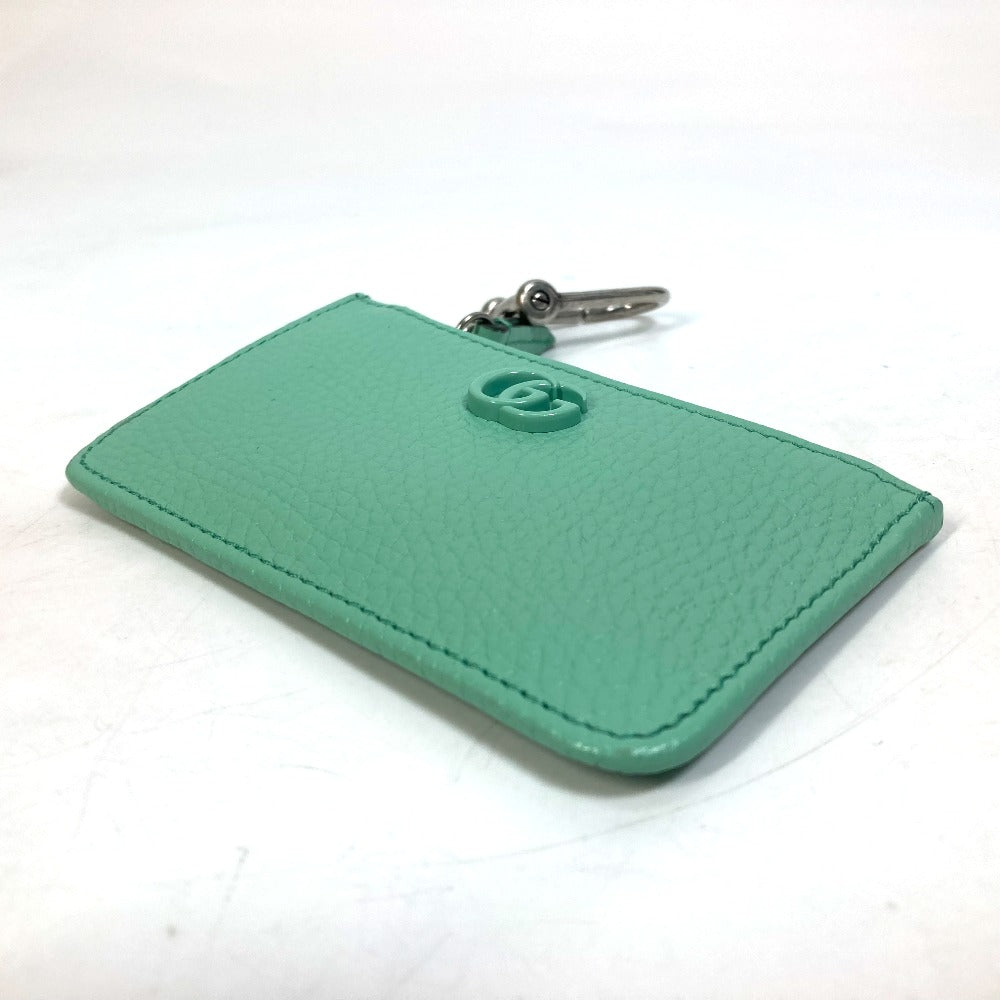 GUCCI Coin case 701070 leather Green type GG Marmont Women