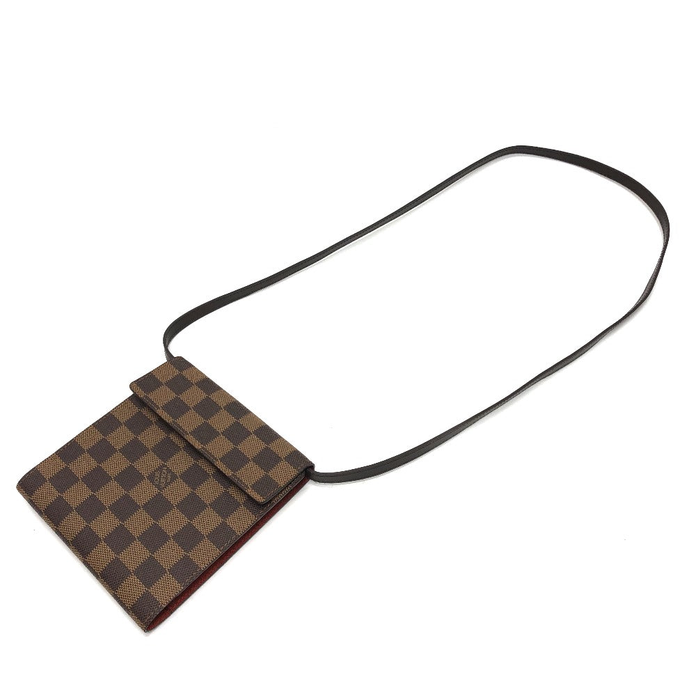 LOUIS VUITTON Shoulder Bag N62935  Damier canvas Brown Damier CD case DVD