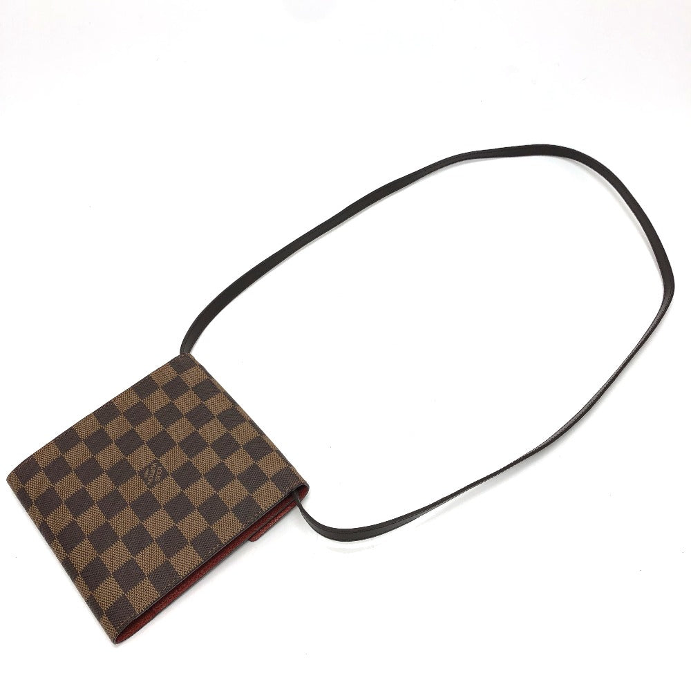LOUIS VUITTON Shoulder Bag N62935  Damier canvas Brown Damier CD case DVD