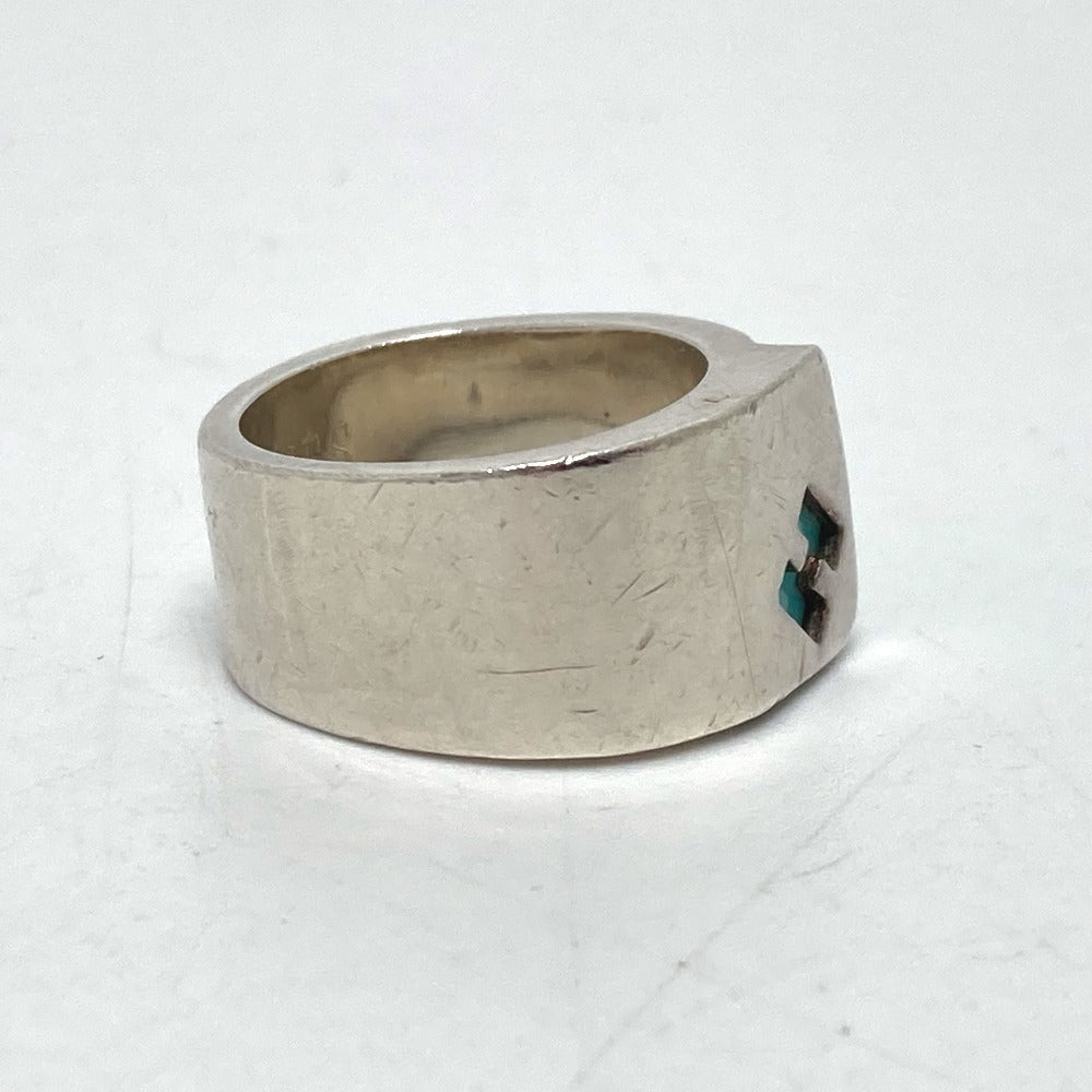 HERMES Ring SV925 Silver H logo candy Women 50