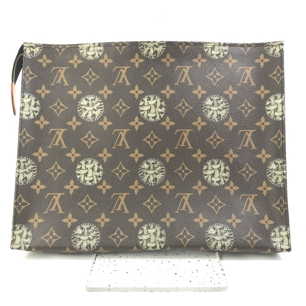 LOUIS VUITTON Clutch bag M41513 Monogram canvas Brown Monogram Christopher Nemeth Rope Pochette Voyage mens