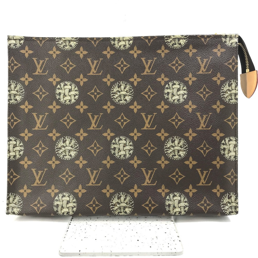 LOUIS VUITTON Clutch bag M41513 Monogram canvas Brown Monogram Christopher Nemeth Rope Pochette Voyage mens