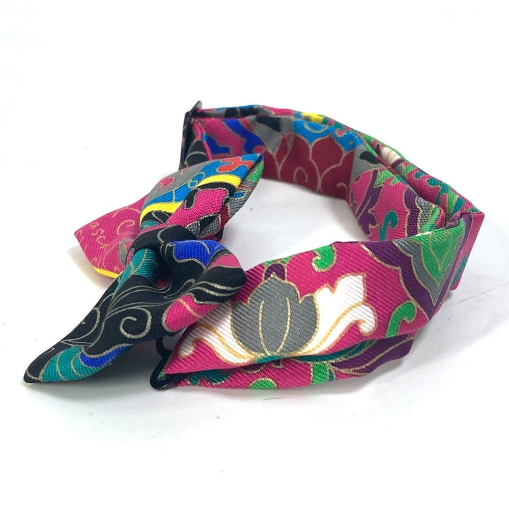HERMES tie silk multicolor Butterfly tie Noupapillon mens