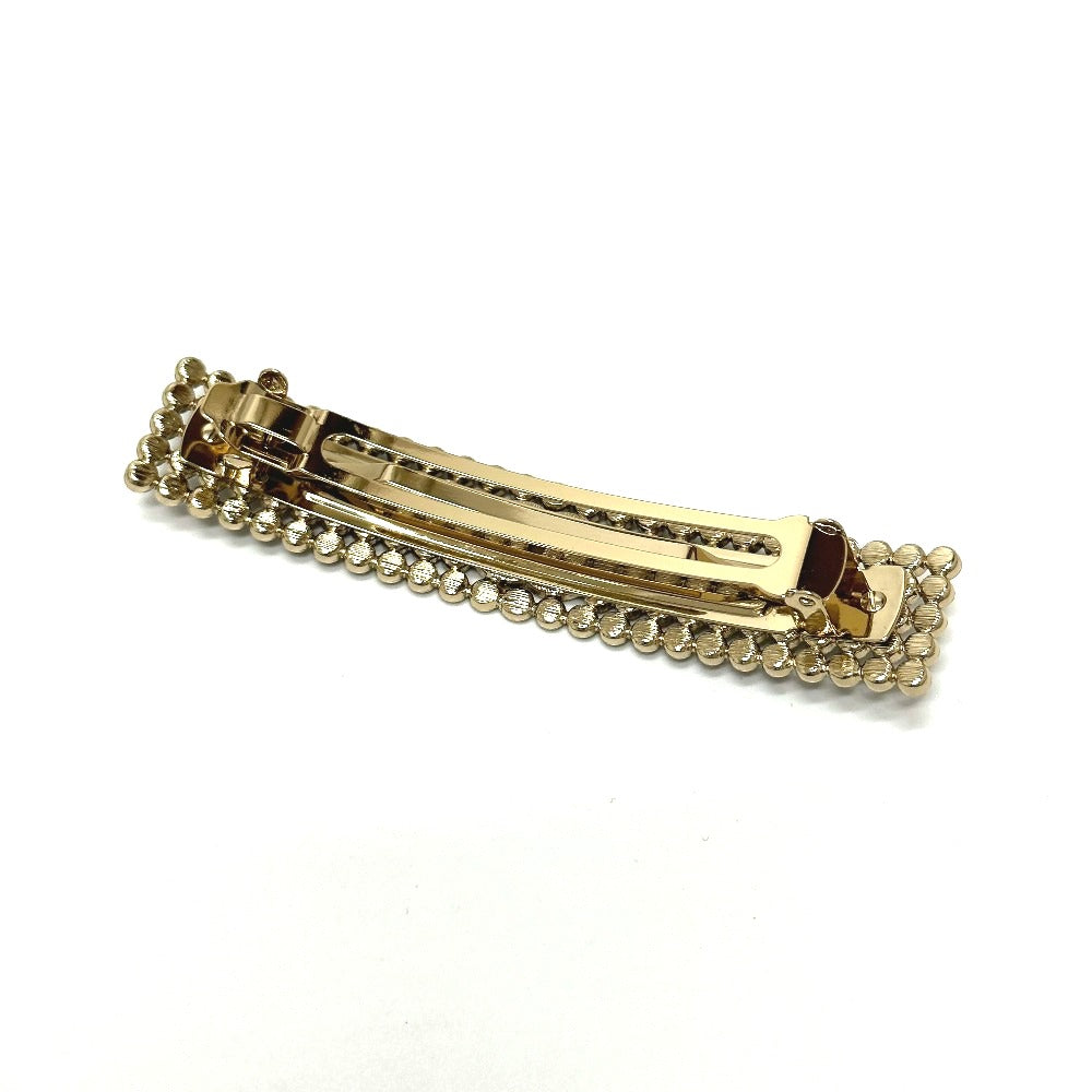 CHANEL Valletta Gold Plated gold logo Women