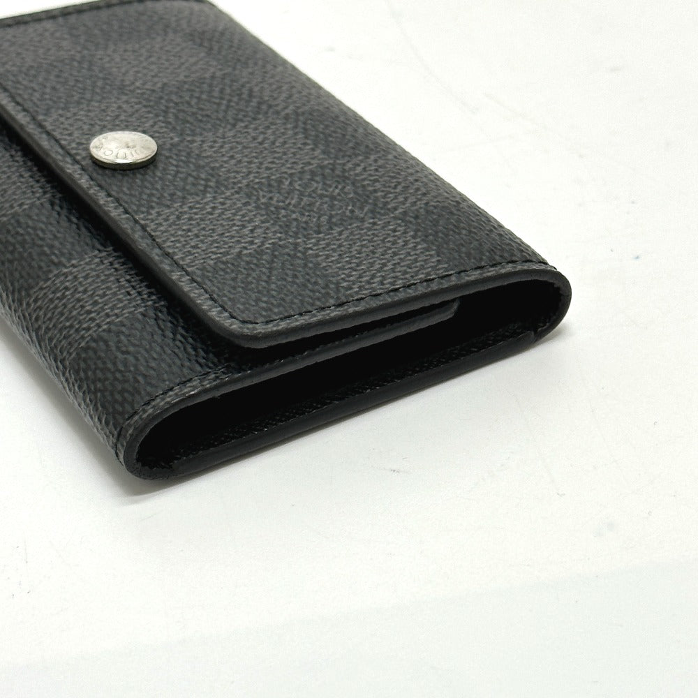 LOUIS VUITTON Key case Key holder  N62662 Damier Grafitto Canvas black Damier Grafitte Multicles6 mens
