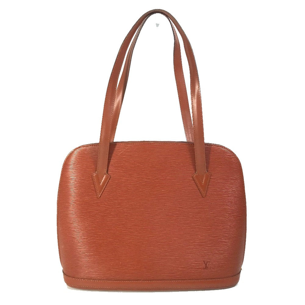 LOUIS VUITTON Shoulder Bag M52283 Epi Leather Brown Epi Ryu Sac Women