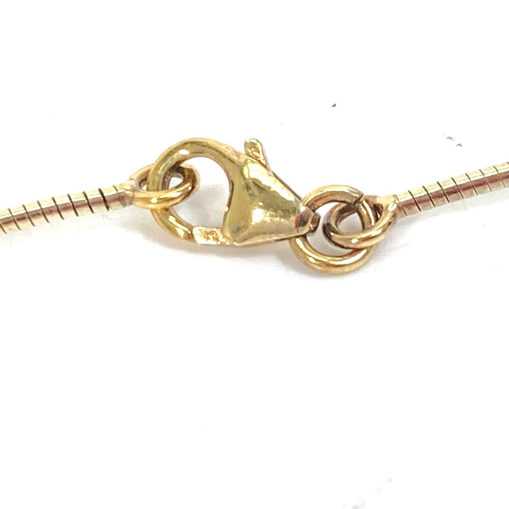 HERMES Necklace SV925 gold Chene Dunkle Isatis to Saint Colori Women