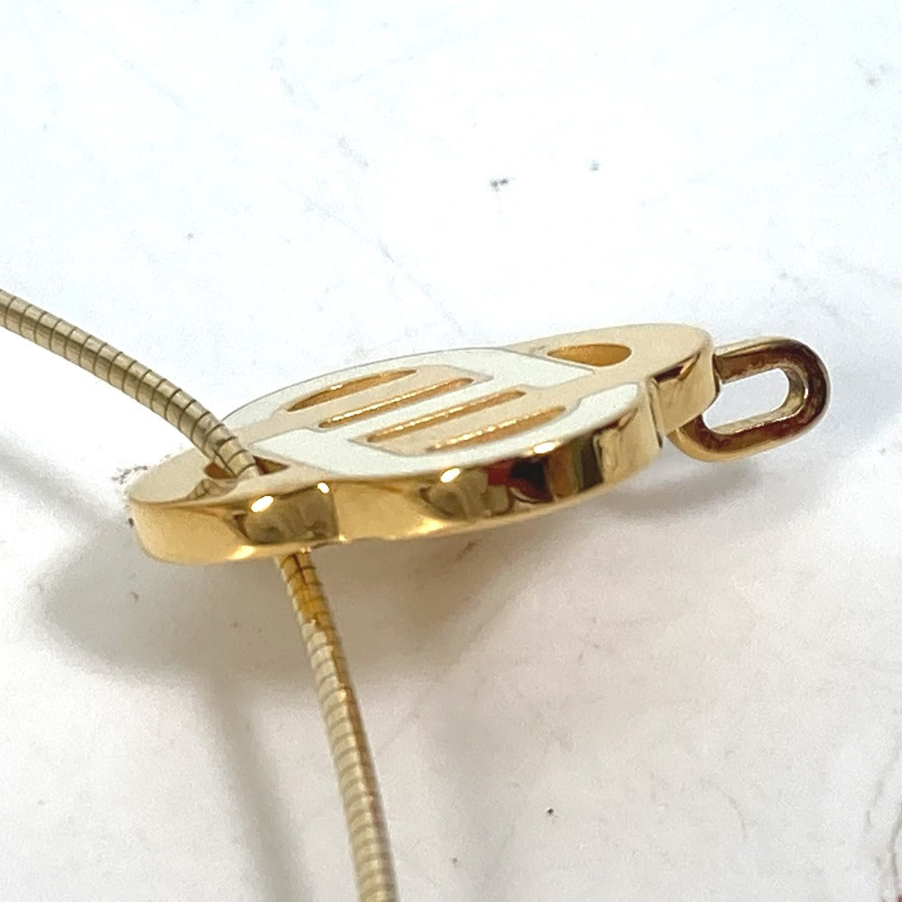 HERMES Necklace SV925 gold Chene Dunkle Isatis to Saint Colori Women