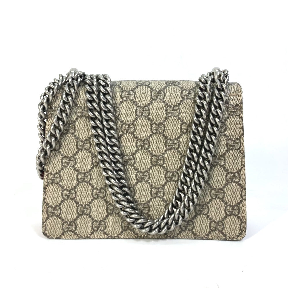 GUCCI Shoulder Bag 421970 GG Supreme Canvas beige GG Dionysus Women