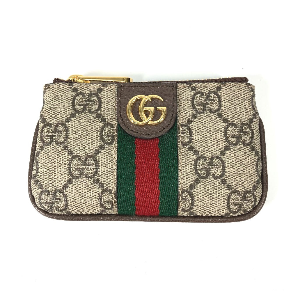 GUCCI Key case Key holder  671722 GG Supreme Canvas beige GG Supreme Ofidia Women