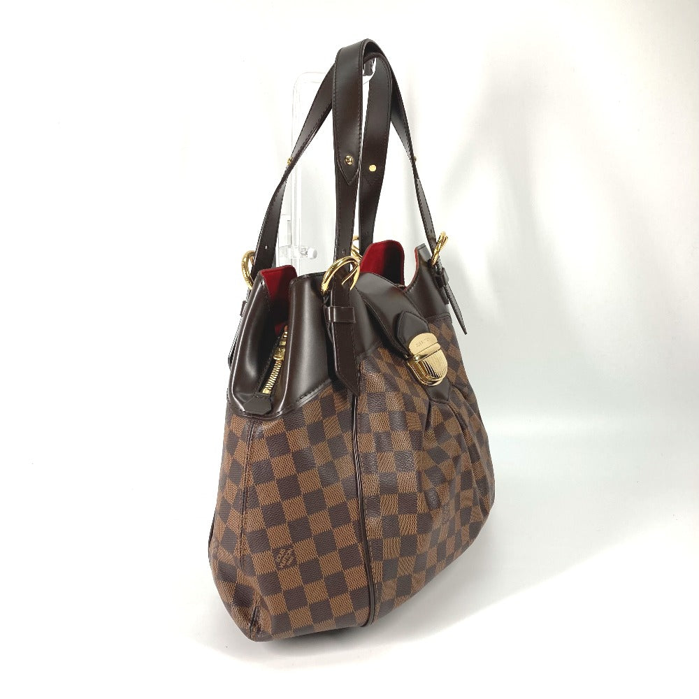 LOUIS VUITTON Shoulder Bag N41540 Damier canvas Brown Damier Sistina GM Women