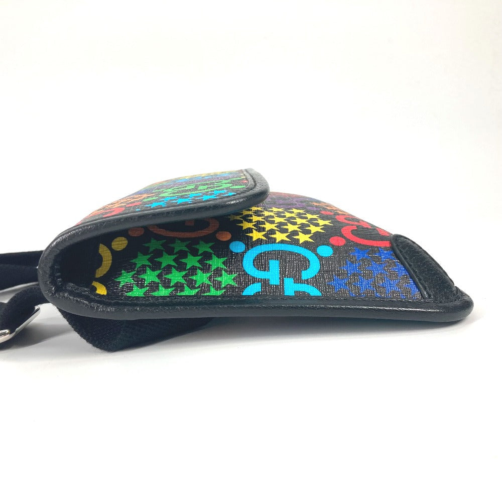 GUCCI Sling bag 598113 Leather / PVC multicolor GG Supreme psychedelic belt bag mens