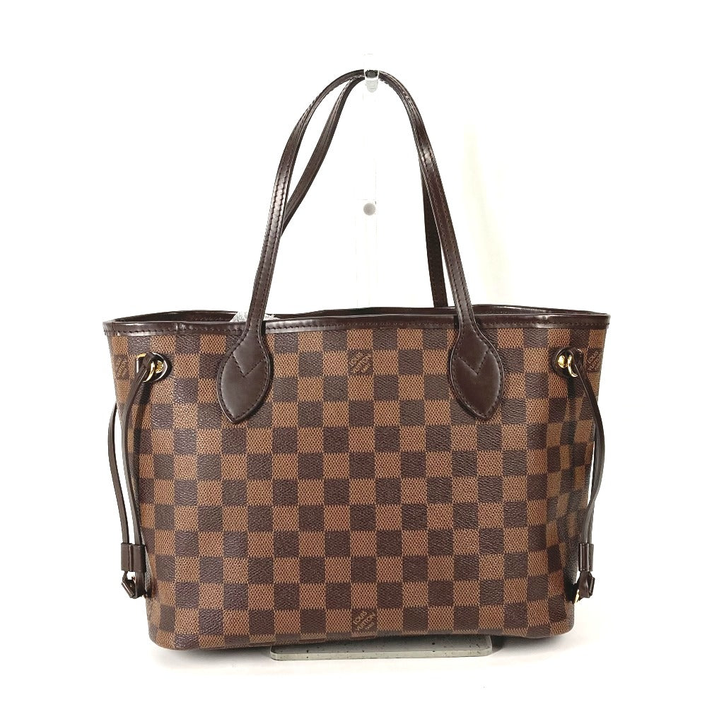 LOUIS VUITTON Tote Bag N41359 Damier canvas Brown Damier Never full PM mens