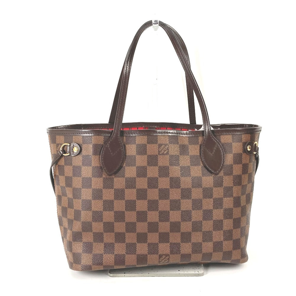 LOUIS VUITTON Tote Bag N41359 Damier canvas Brown Damier Never full PM mens
