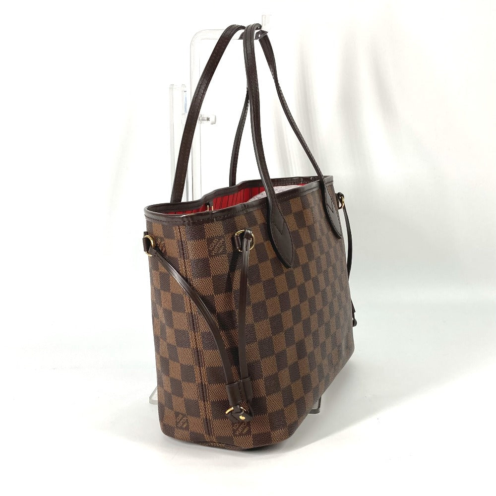 LOUIS VUITTON Tote Bag N41359 Damier canvas Brown Damier Never full PM mens