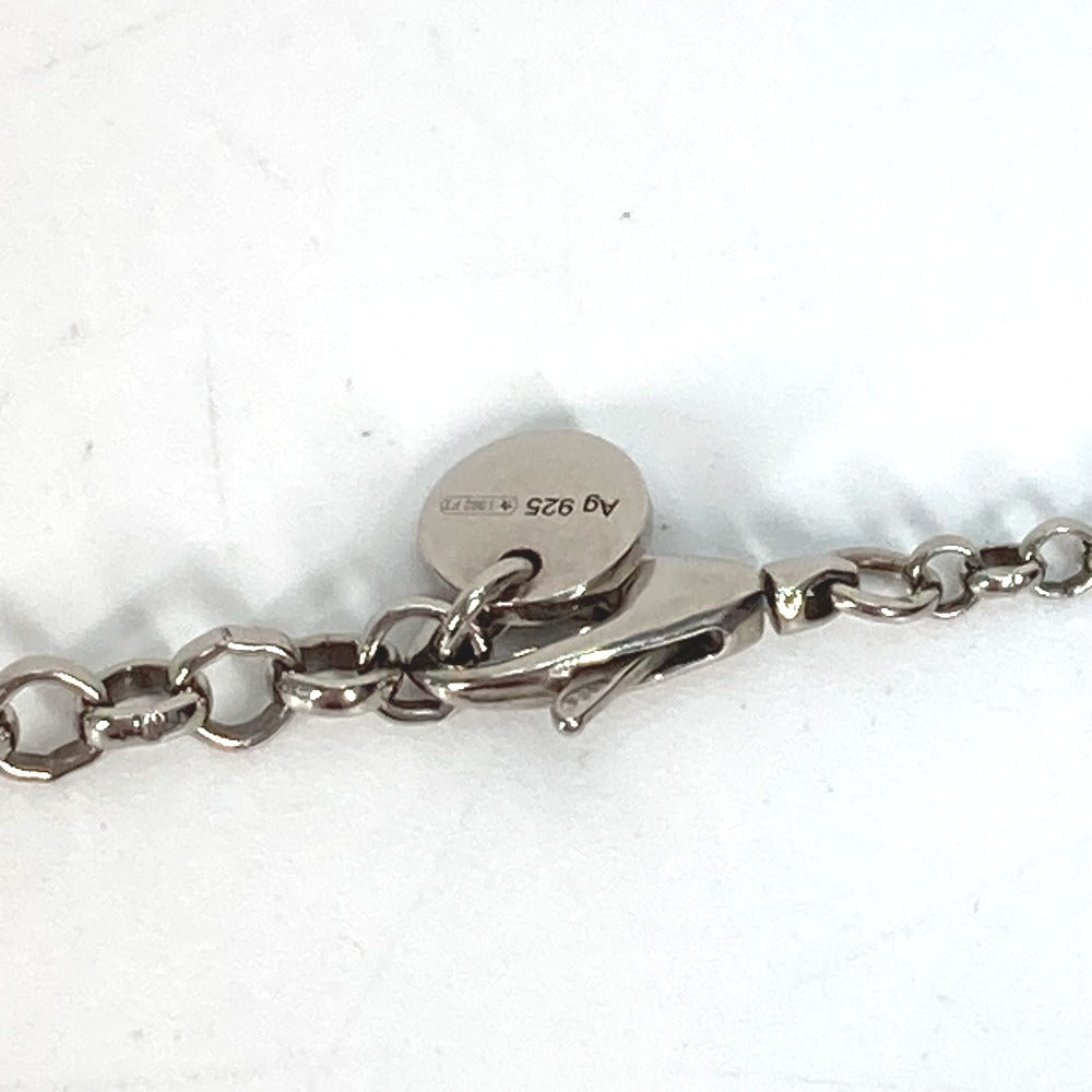 GUCCI Necklace SV925 Silver Arabesque Interlocking G