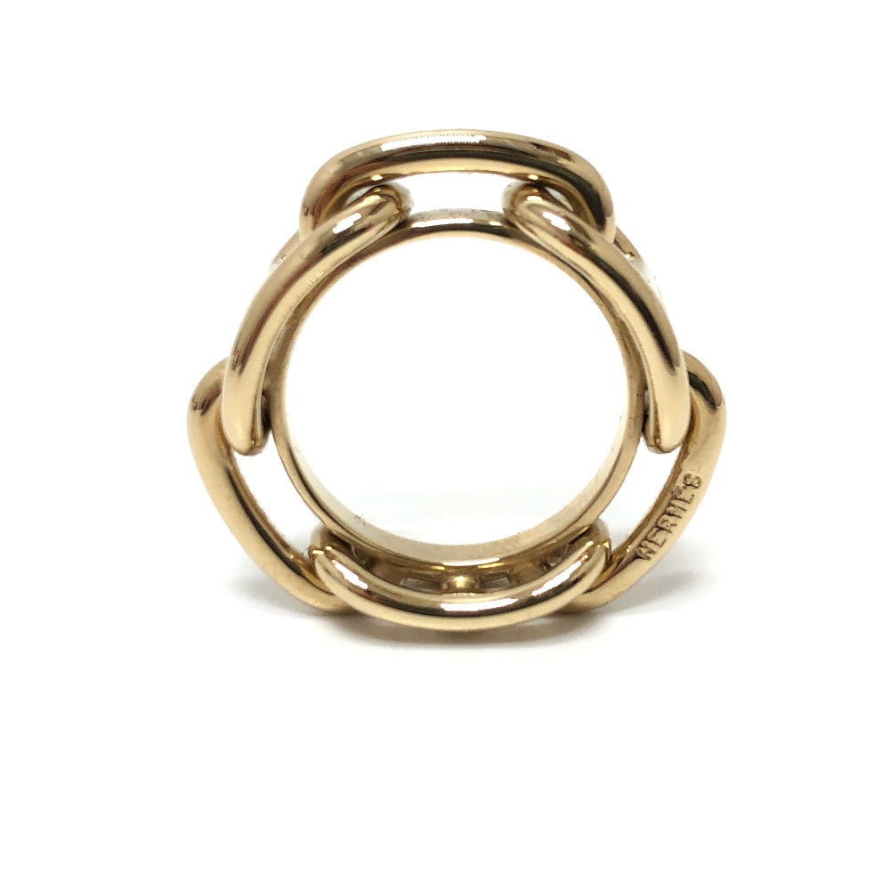 HERMES Scarf ring Gold Plated gold Scarf Ring 90 "Legato" Women