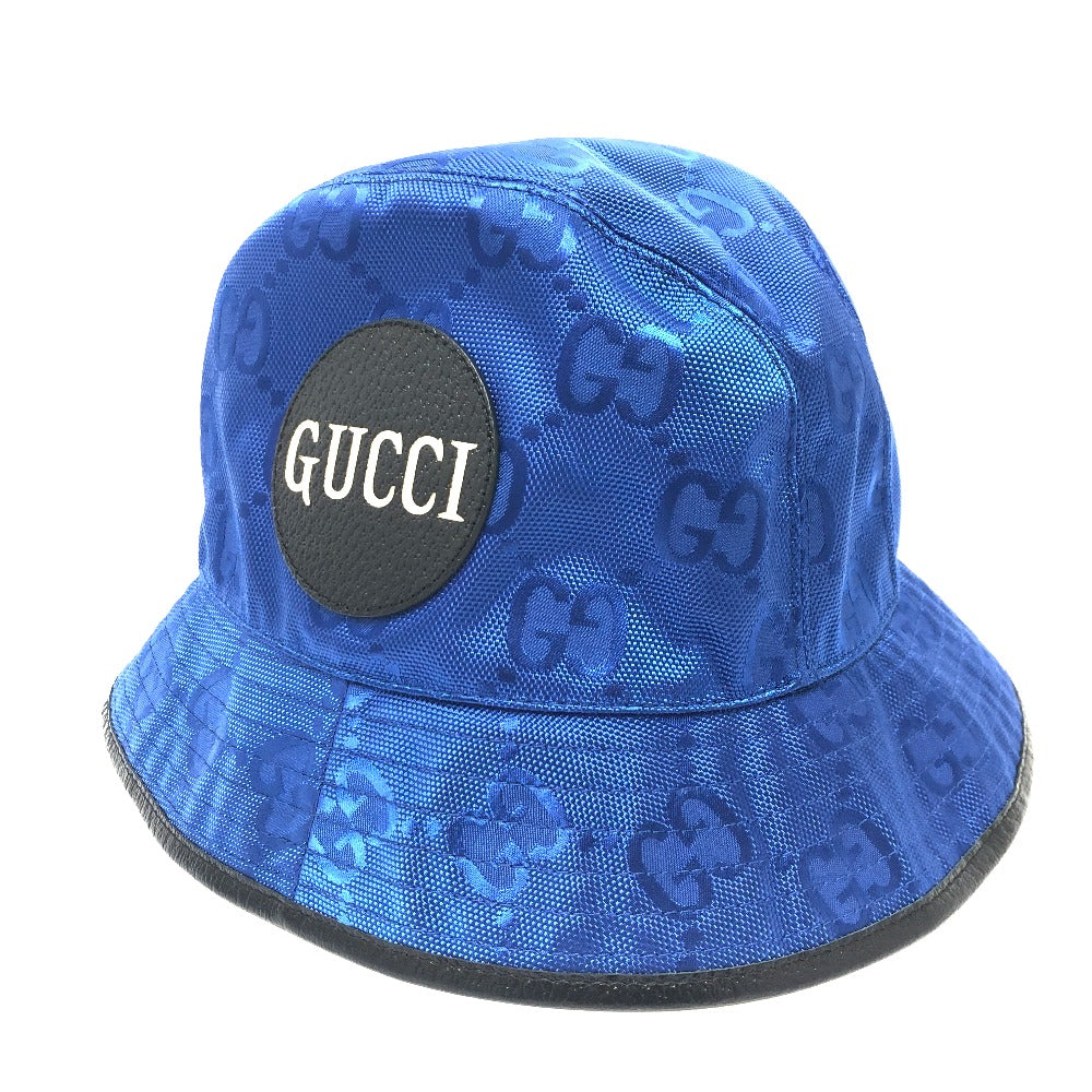 GUCCI hat 627115 Nylon blue Off The Grid mens L