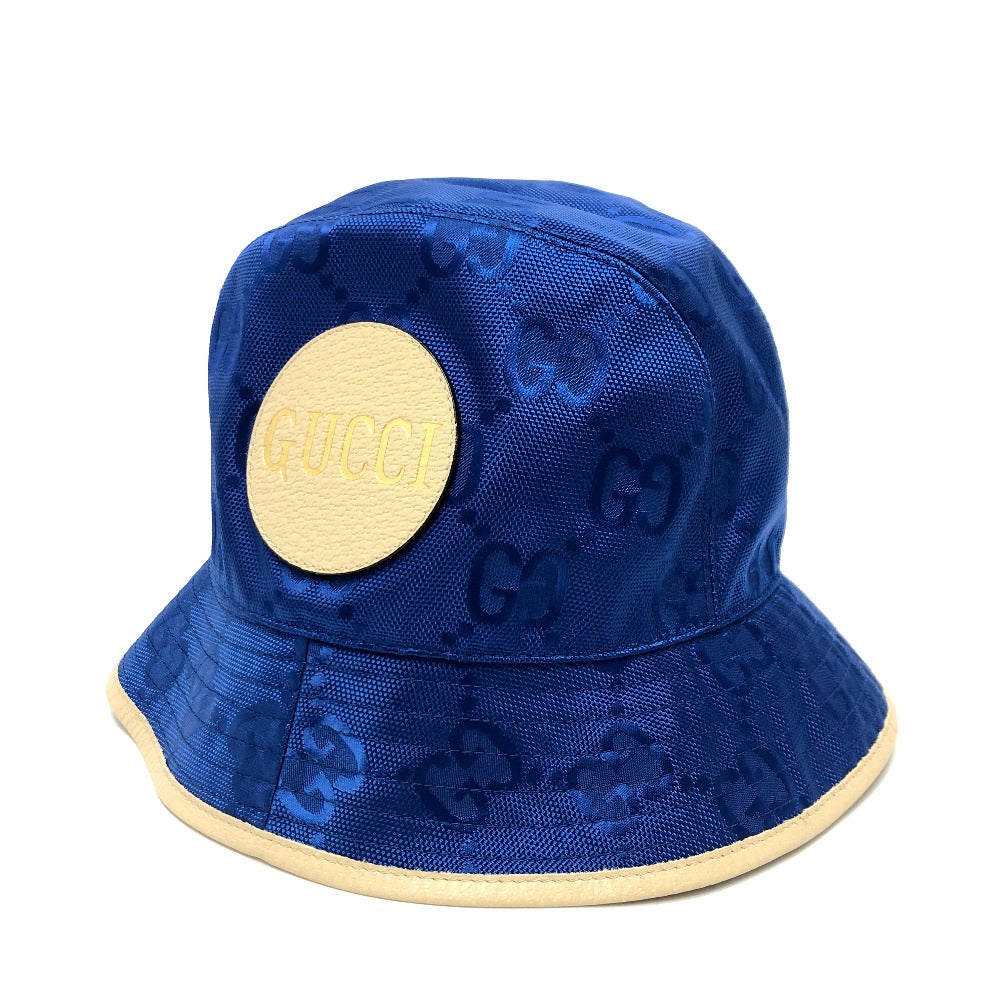 GUCCI hat 627115 Nylon blue Japan limited Off The Grid mens L