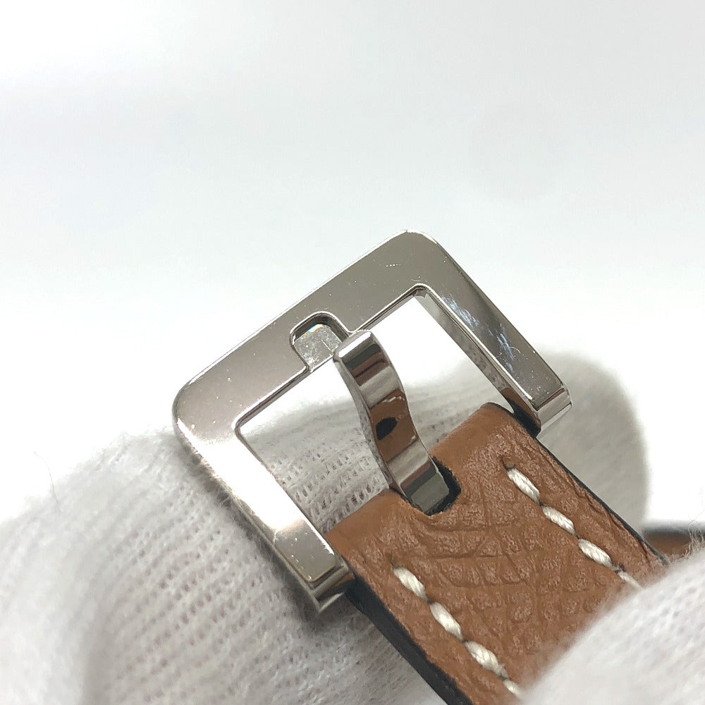HERMES belt Epsom Brown Belt "Pop H" 15 Women 80