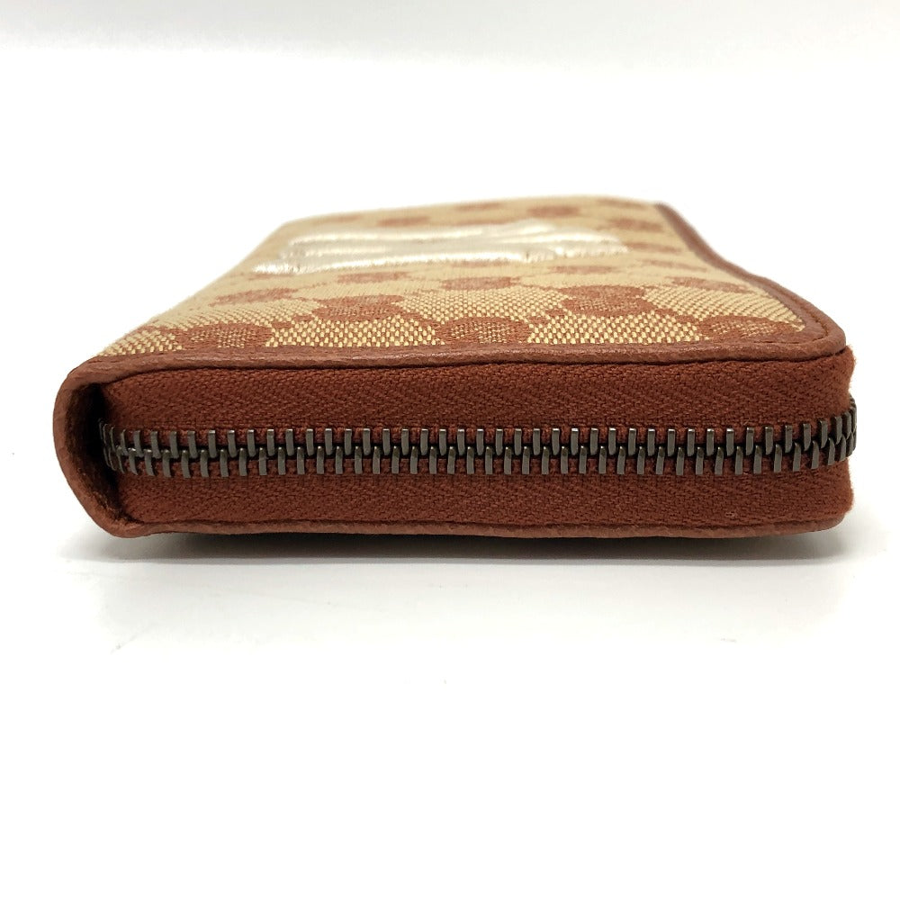GUCCI Long Wallet Purse 547791 GG canvas / leather beige GG New York Yankees collaboration NY Women