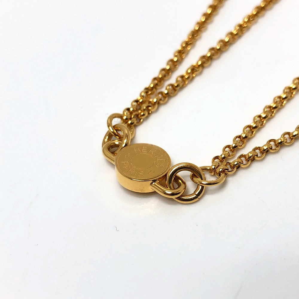 HERMES Necklace metal gold Charnier PM Women