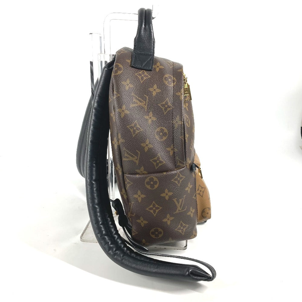 LOUIS VUITTON Backpack M44870 Monogram reverse canvas Brown x beige Monogram reverse Palm Springs Backpack PM Women