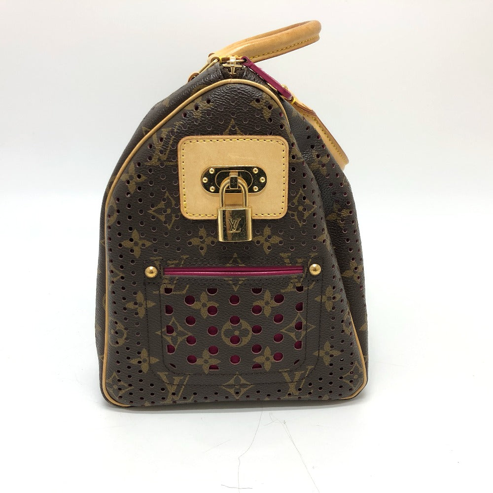 LOUIS VUITTON Handbag M95180 Monogram canvas Brown x purple type Monogram Perfo Speedy 30 Women