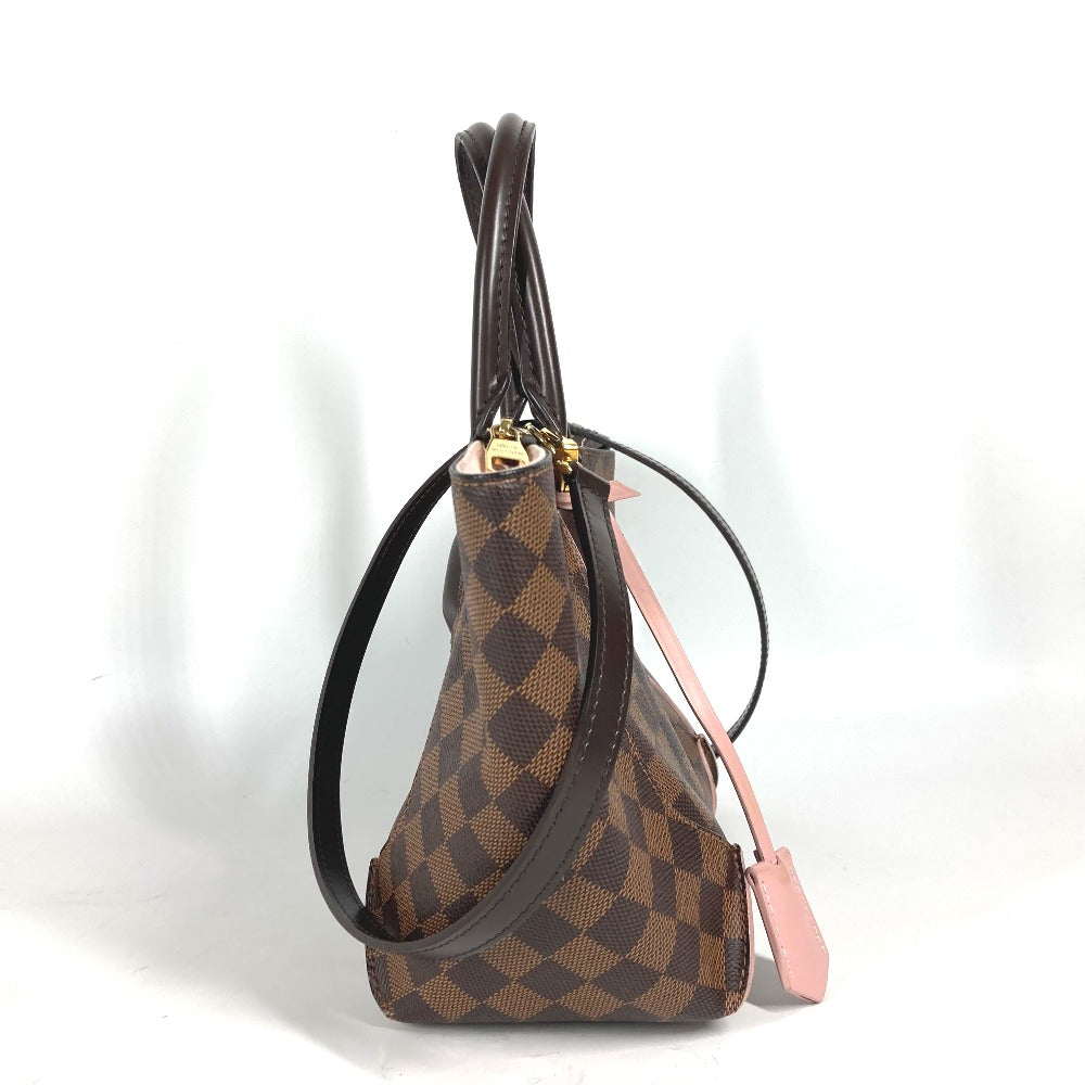 LOUIS VUITTON Handbag N41554 Damier canvas Brown x pink Damier Kaisa PM Women