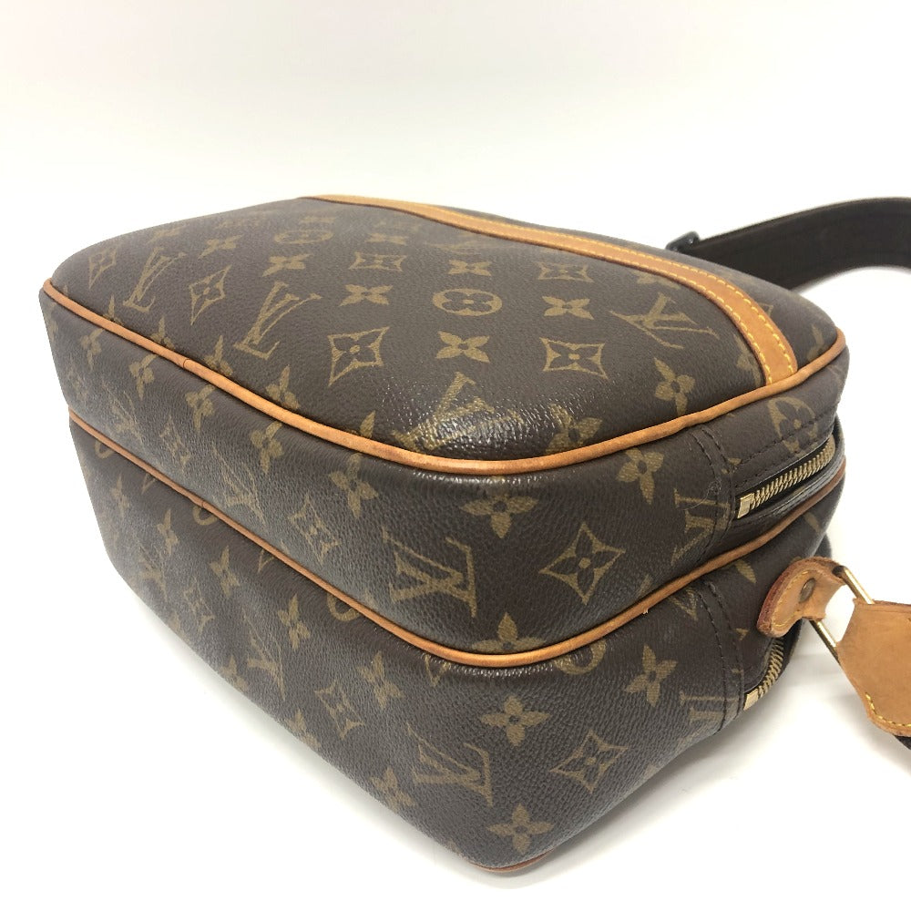 LOUIS VUITTON Shoulder Bag M45254 Monogram canvas Brown Monogram Reporter PM Women