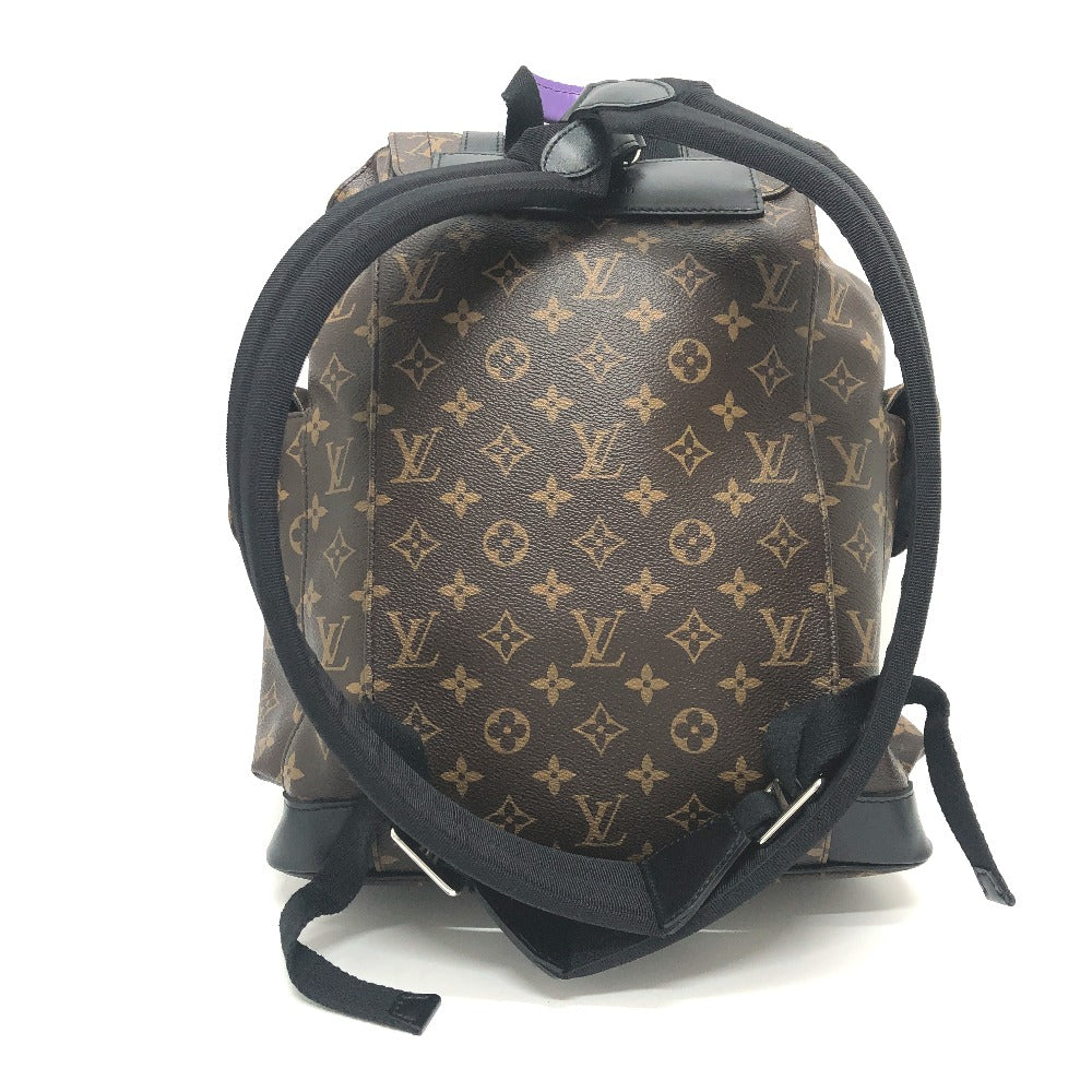 LOUIS VUITTON Backpack M46247 Monogram canvas purple Monogram macacer Christopher PM
