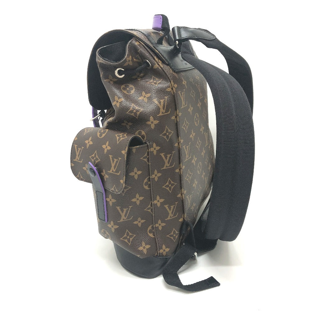LOUIS VUITTON Backpack M46247 Monogram canvas purple Monogram macacer Christopher PM