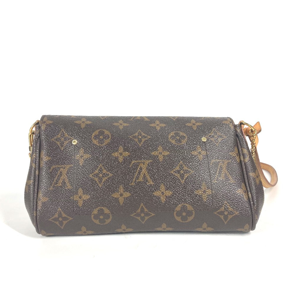 LOUIS VUITTON Shoulder Bag M40717 Monogram canvas Brown Monogram Favorit PM Women