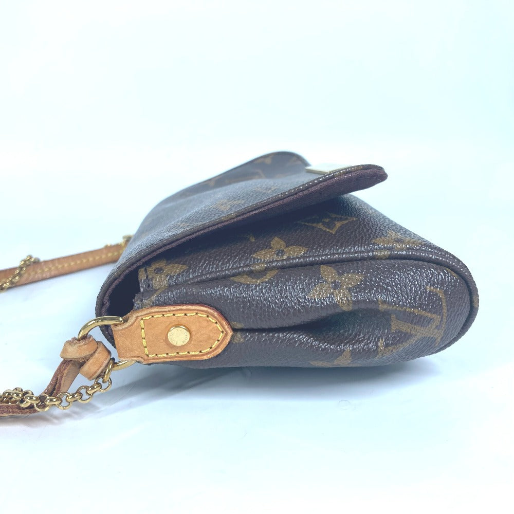 LOUIS VUITTON Shoulder Bag M40717 Monogram canvas Brown Monogram Favorit PM Women
