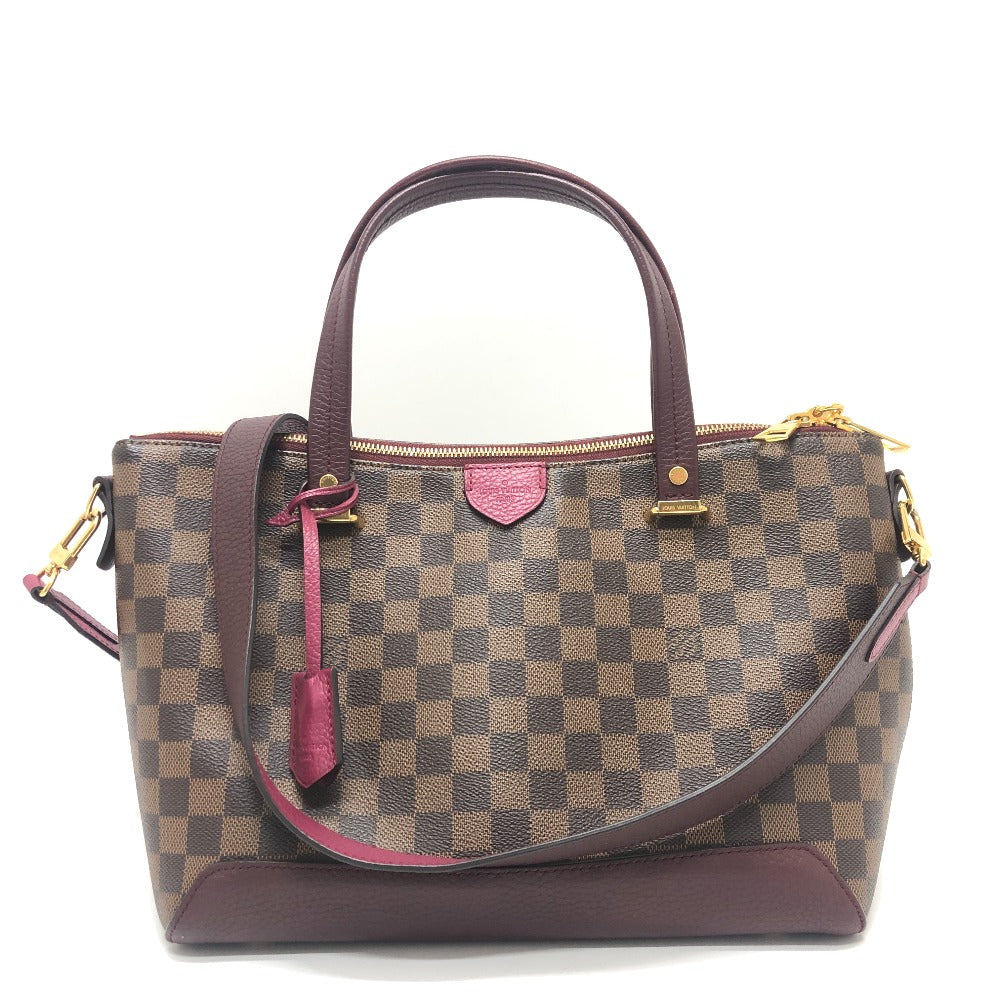 LOUIS VUITTON Handbag N41015 Damier canvas Brown x pink type Damier Hyde Park Women