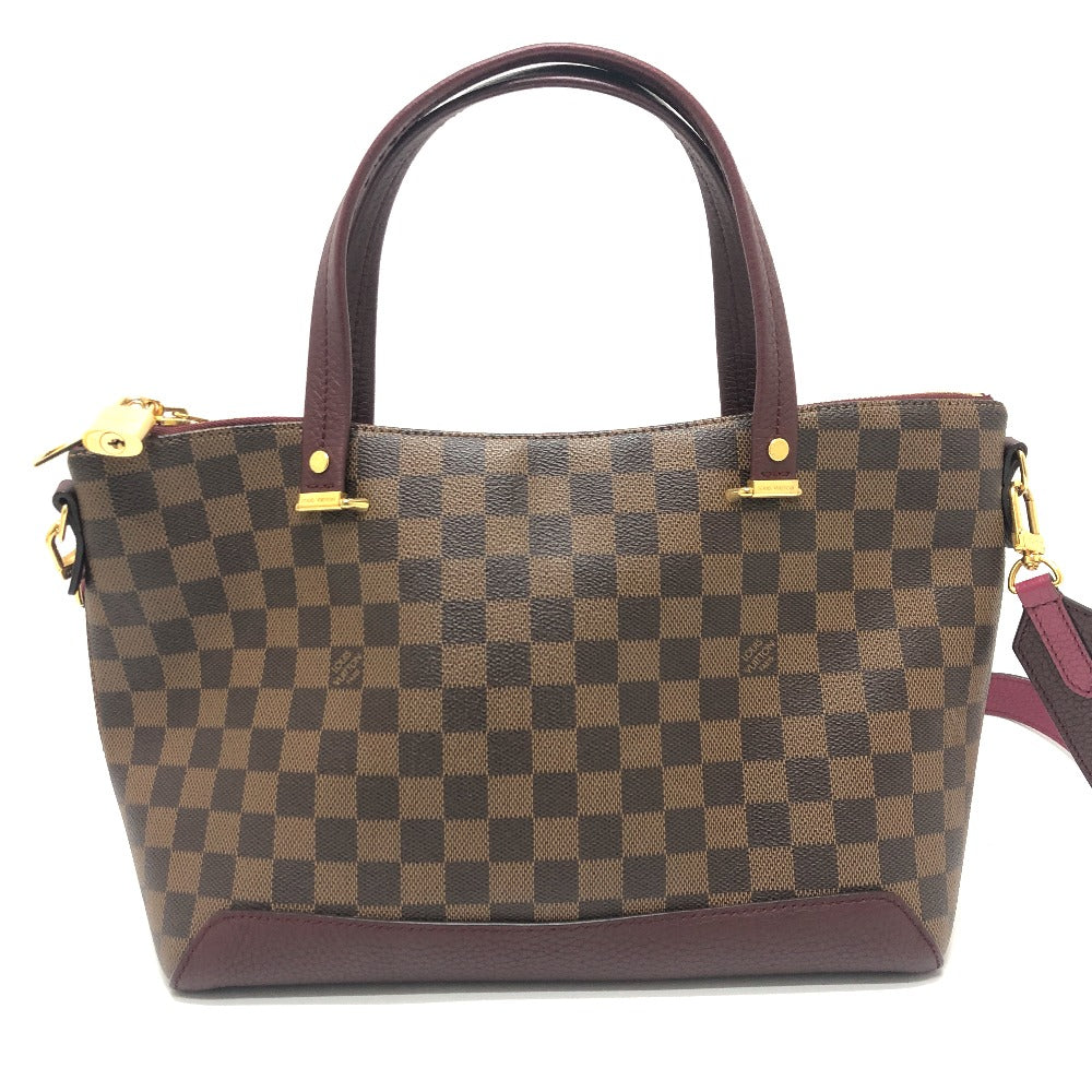 LOUIS VUITTON Handbag N41015 Damier canvas Brown x pink type Damier Hyde Park Women