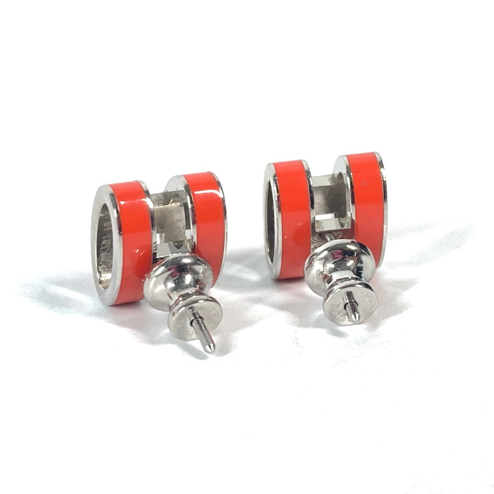 HERMES Pierce Gold Plated Orange H logo pop ash mini Women
