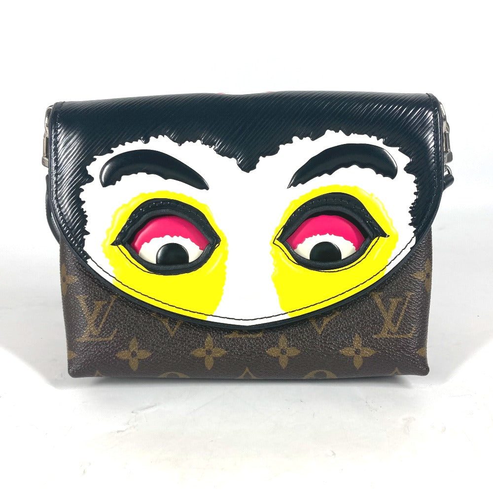 LOUIS VUITTON Shoulder Bag M43532 Monogram Canvas, Epi Leather black Epi Monogram Kansai Yamamoto pochette kabuki mask Women